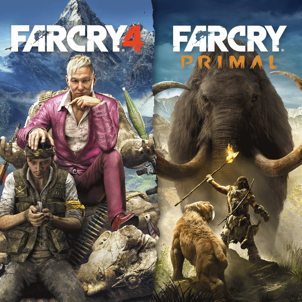 FAR CRY 4 + FAR CRY PRIMAL BUNDLE [PS4] cover