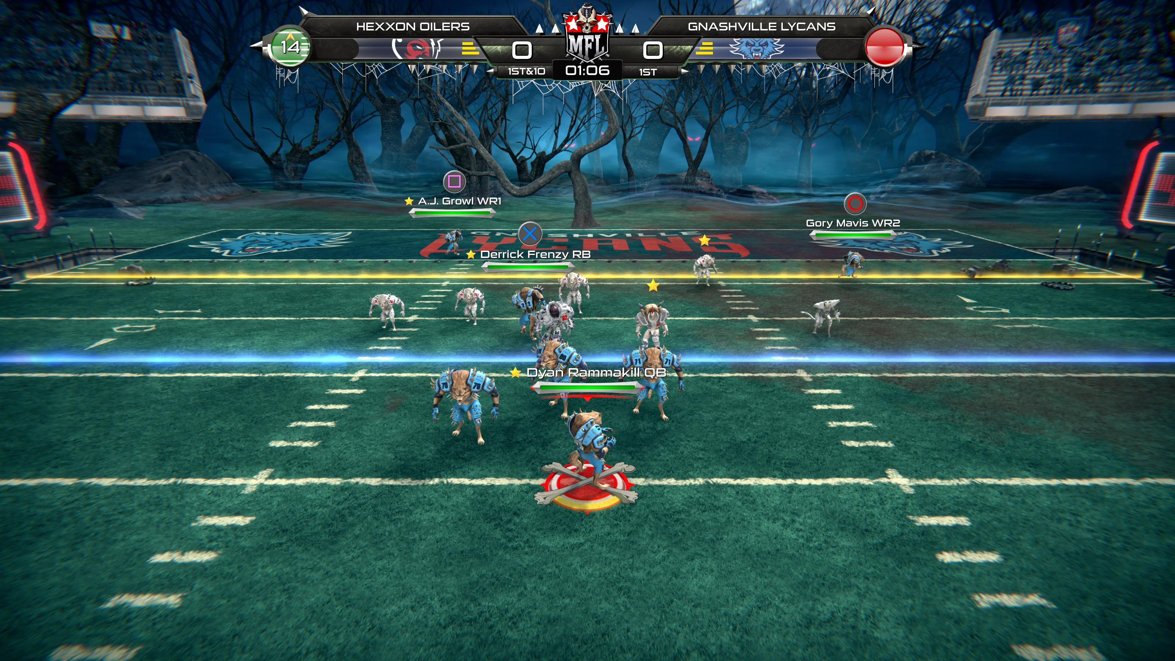 Mutant Football League - Gnashville Lycans [PS4] - изображение 2