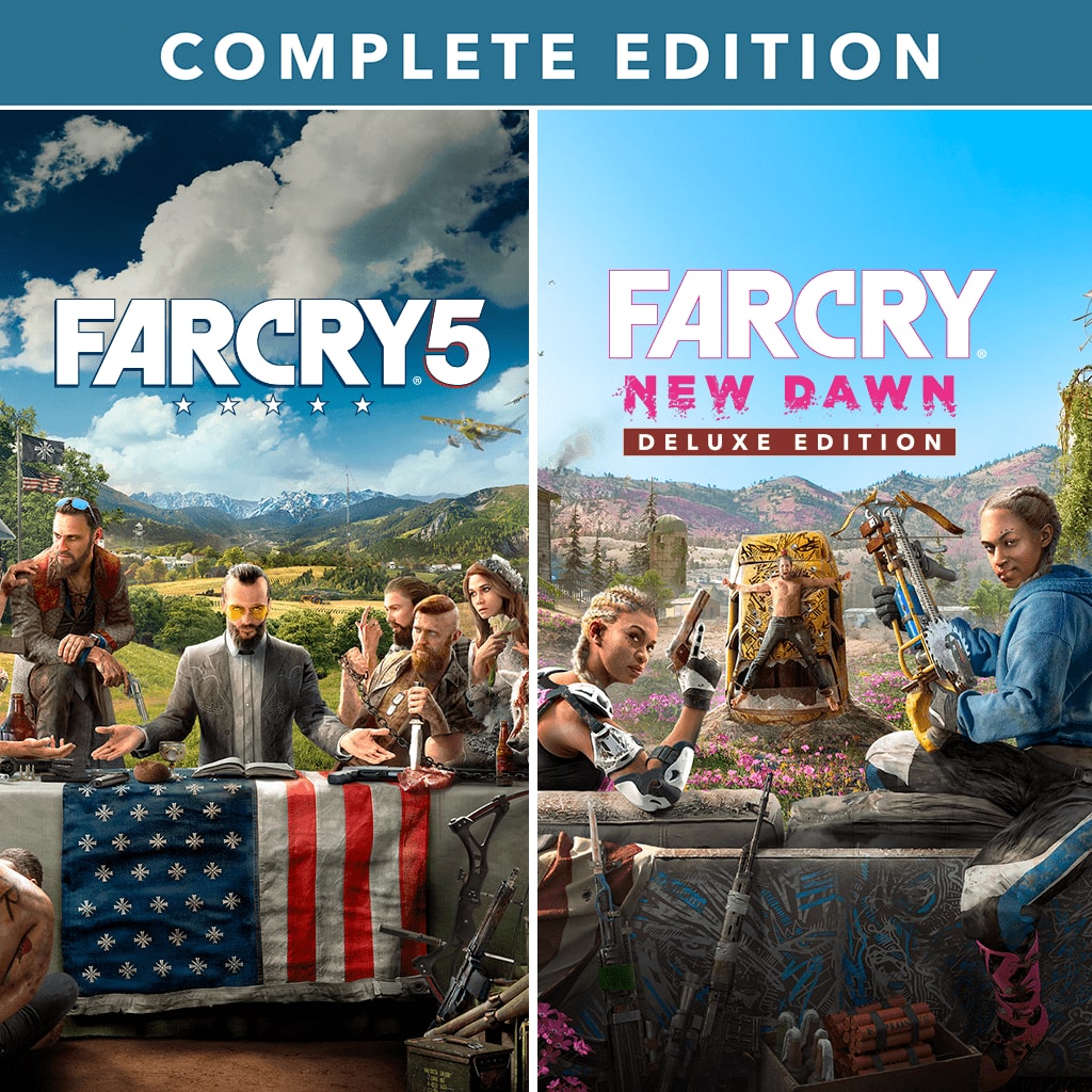 Far Cry 5 + Far Cry New Dawn Complete Edition [PS4] cover