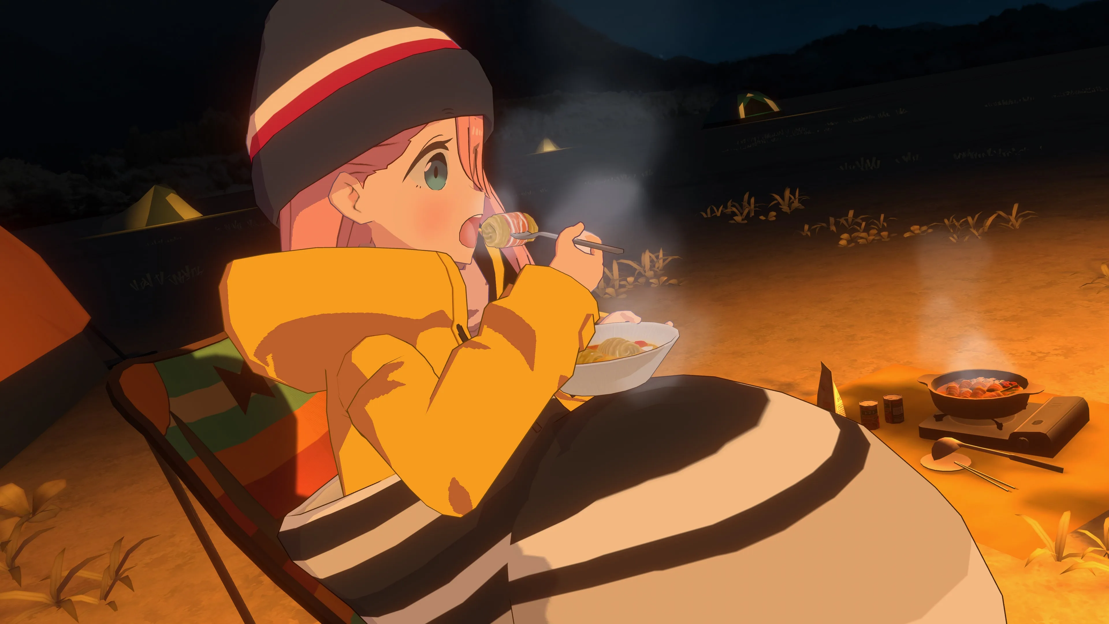Laid-Back Camp - Virtual - Fumoto Campsite [PS4] - изображение 2