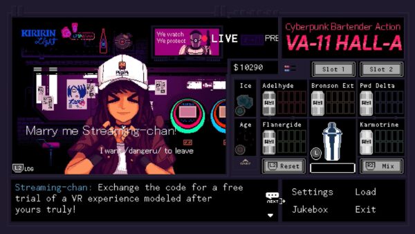 VA-11 Hall-A: Cyberpunk Bartender Action [PS4] - изображение 3