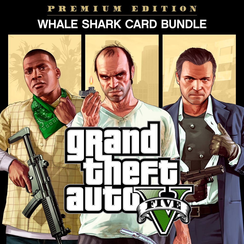 Комплект «Grand Theft Auto V: Premium Edition и платежная карта «Акула-кит» cover