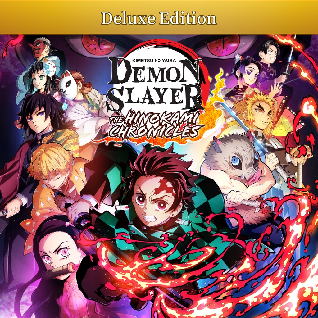 Demon Slayer -Kimetsu no Yaiba- The Hinokami Chronicles Deluxe Edition PS4 &amp; PS5 cover