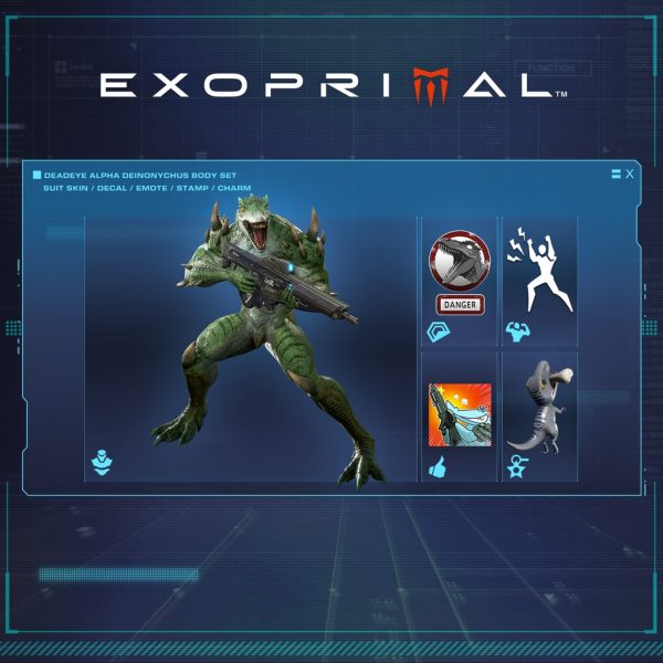 Exoprimal - Deadeye Alpha Deinonychus Body Set [PS4, PS5]