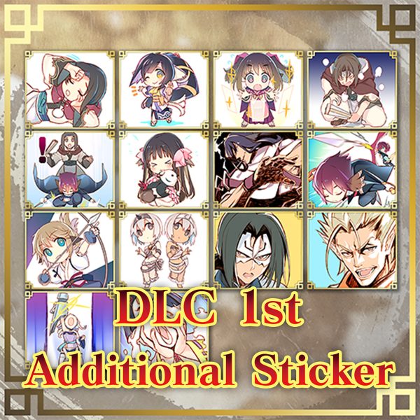 Utawarerumono: ZAN Sticker Set 1 [PS4]