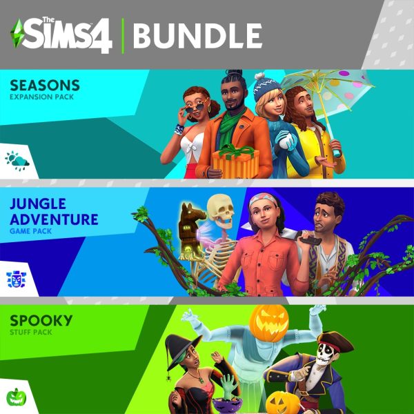 The Sims 4 Bundle - Seasons, Jungle Adventure, Spooky Stuff [PS4] - изображение 1