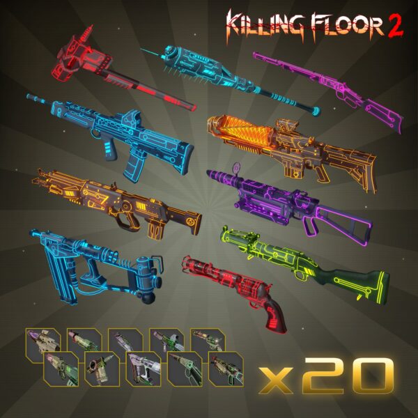 Killing Floor 2 - Neon MKVI Weapon Skin Bundle Pack