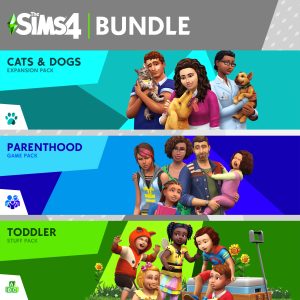 The Sims 4 Bundle - Cats & Dogs, Parenthood, Toddler Stuff [PS4]