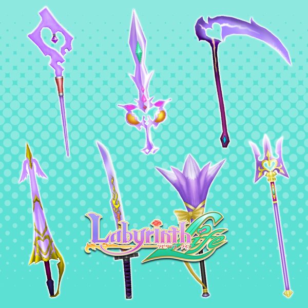 Labyrinth Life: Character Voice Weapons Set of 7 [PS4]