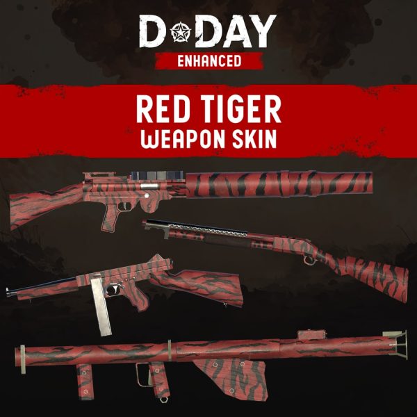 D-Day Enhanced - Red Tiger Weapon Skin [PS5] - изображение 1