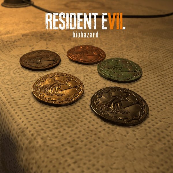 RESIDENT EVIL 7 - 5-Coin Set & Madhouse Mode Unlock [PS4, PS5]