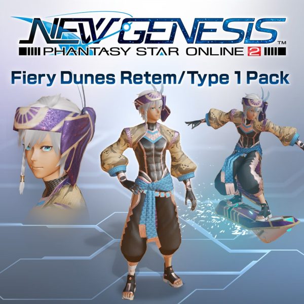 PSO2:NGS - Fiery Dunes Retem/Type 1 Pack - изображение 1