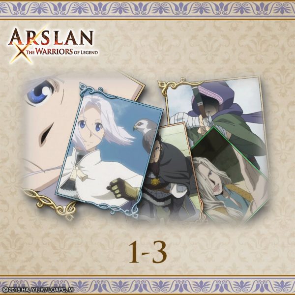 ARSLAN - Skill Card Set 1-3 [PS4]