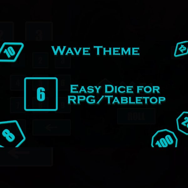 Easy Dice for RPG/Tabletop - Wave Theme [PS4]