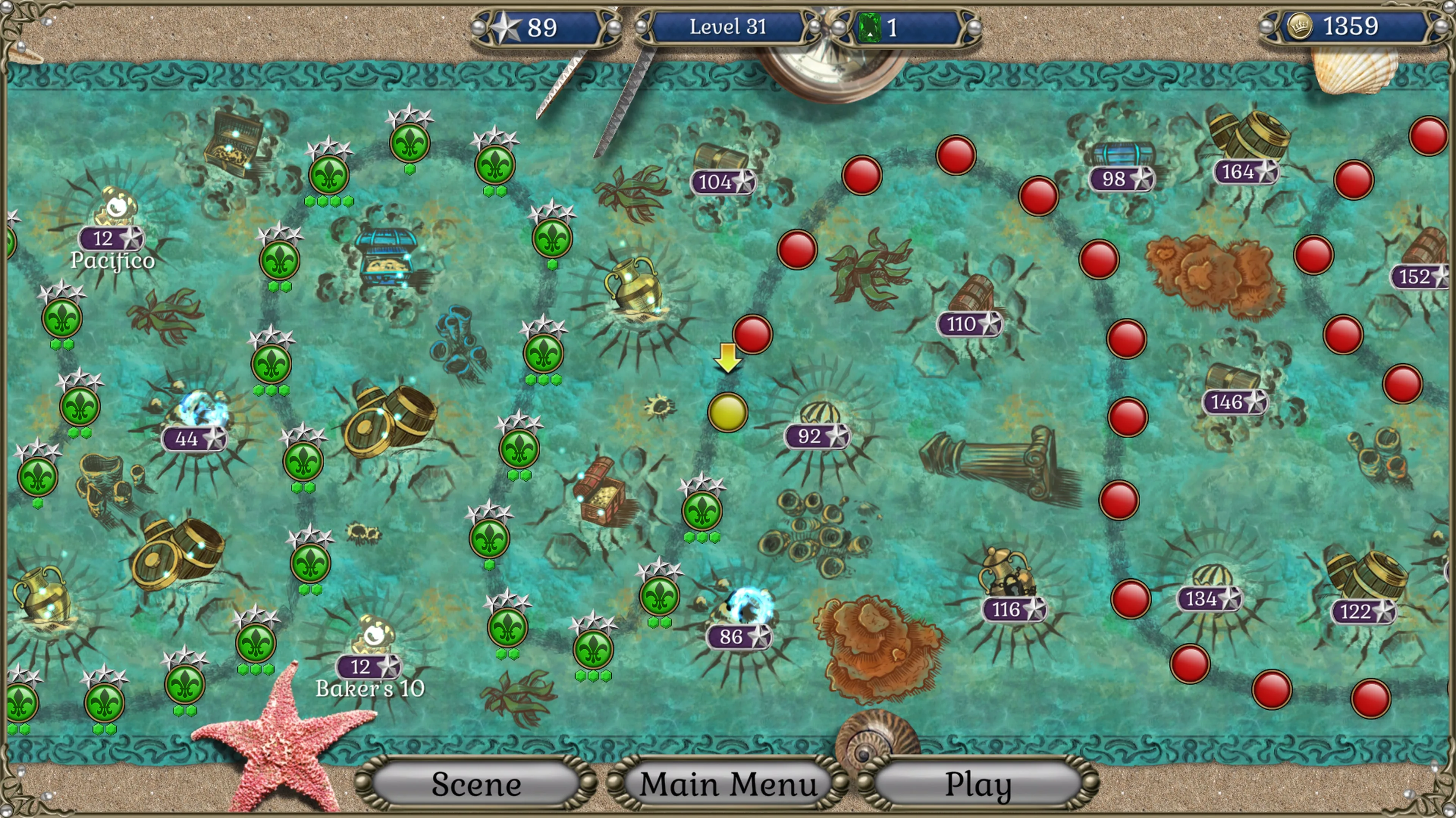 Jewel Match Atlantis Solitaire Collector