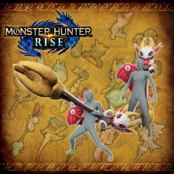 Monster Hunter Rise - ”Stuffed Monster” Hunter layered weapon pack [PS4, PS5]