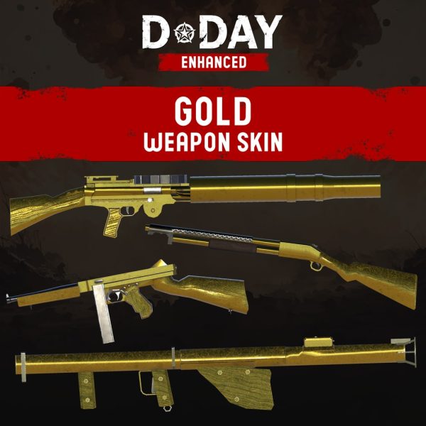 D-Day Enhanced - Gold Weapon Skin [PS5] - изображение 1