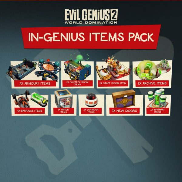Evil Genius 2: In-Genius Items Pack [PS4,&nbsp;PS5] - изображение 1