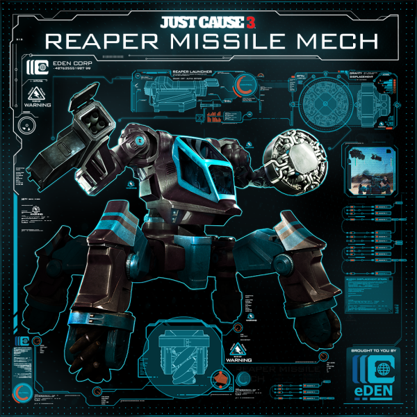 Just Cause 3: Reaper Missile Mech [PS4] - изображение 1