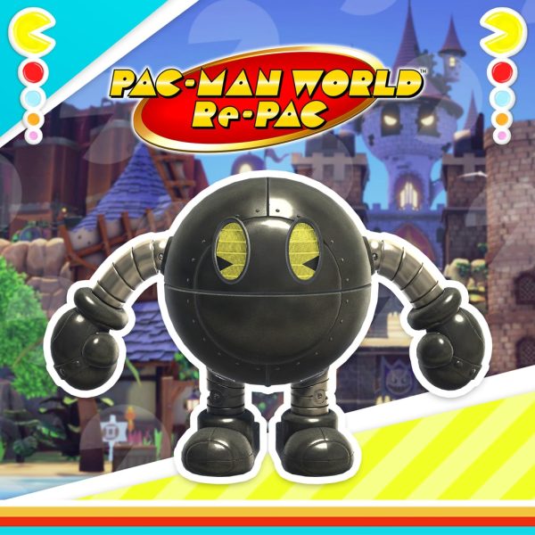 PAC-MAN WORLD Re-PAC Chrome Noir Chogokin skin [PS4, PS5]
