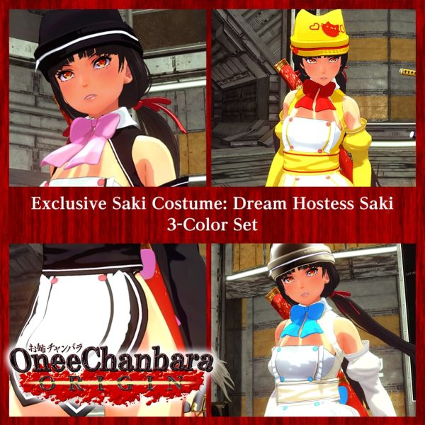 Exclusive Saki Costume: Dream Hostess Saki 3-Color Set [PS4]