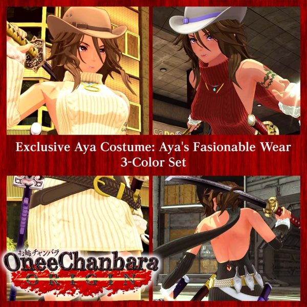 Exclusive Aya Costume: Aya's Fasionable Wear 3-Color Set [PS4]