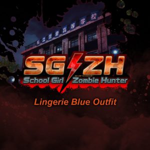 School Girl/Zombie Hunter Lingerie Blue Outfit [PS4]