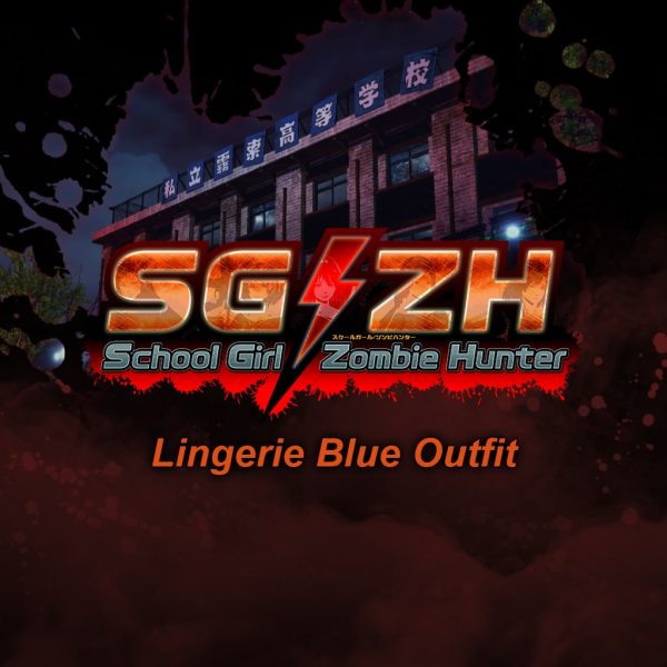 School Girl/Zombie Hunter Lingerie Blue Outfit [PS4] - изображение 1