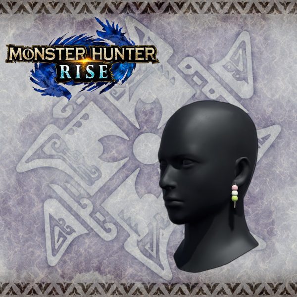 Monster Hunter Rise - "Bunny Dango Earrings" Hunter layered armor piece [PS4,&nbsp;PS5] - изображение 1