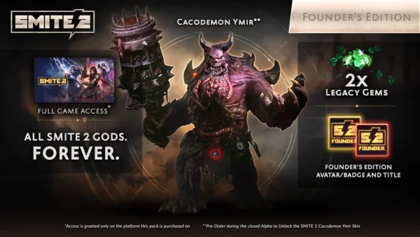 SMITE 2 Founder's Edition [PS5] - изображение 2