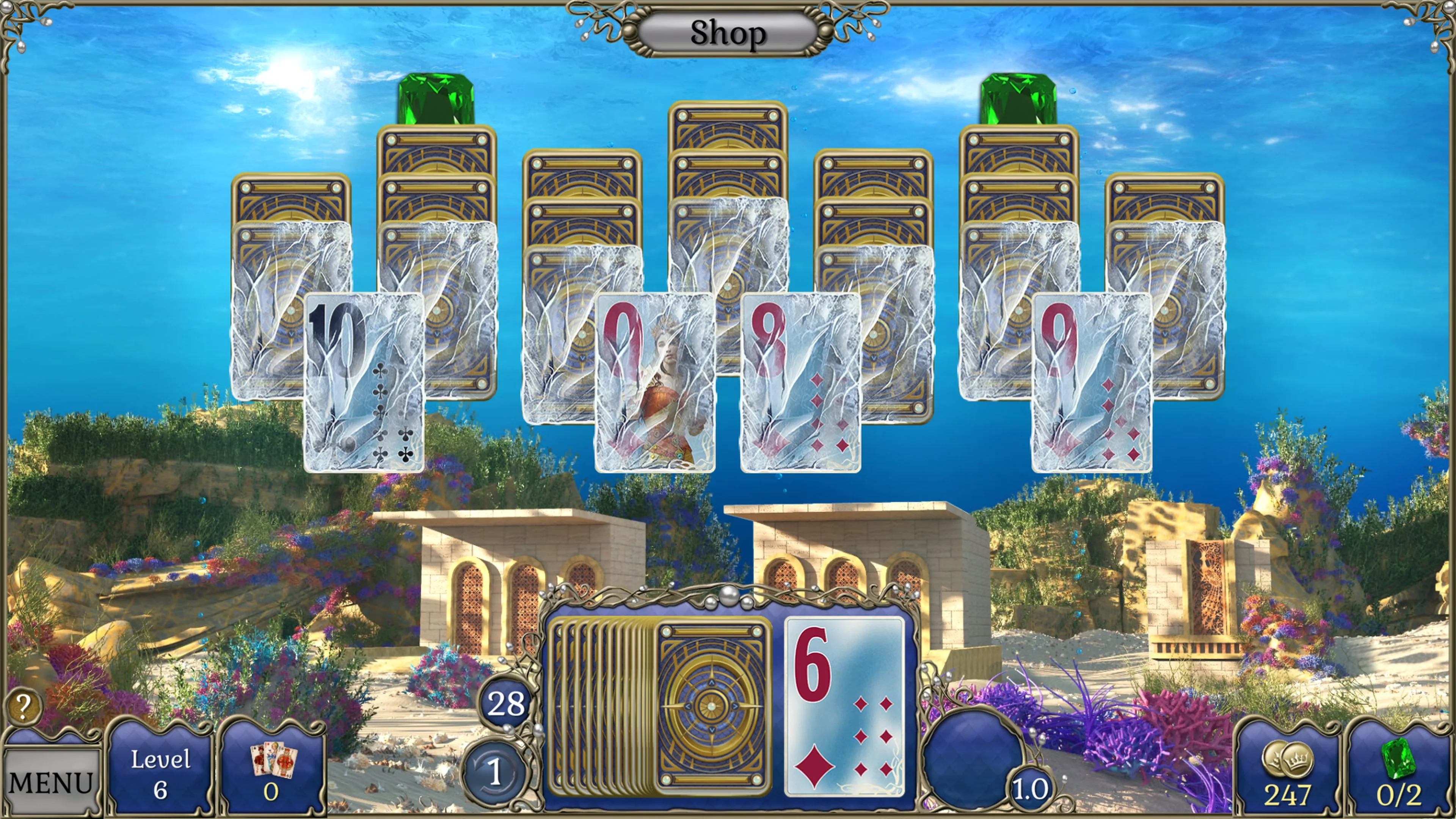 Jewel Match Atlantis Solitaire Collector