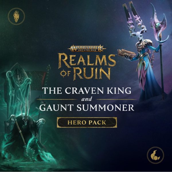 Warhammer Age of Sigmar: Realms of Ruin - The Craven King and Gaunt Summoner Hero Pack [PS5]
