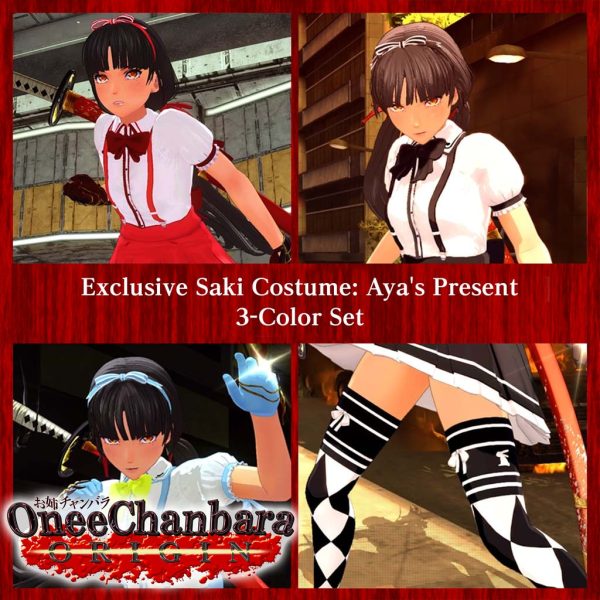 Exclusive Saki Costume: Aya's Present 3-Color Set [PS4]