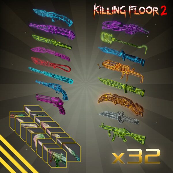 Killing Floor 2 - Neon MKVII Weapon Skin Bundle Pack