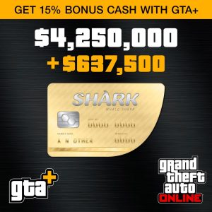 GTA+: Whale Shark Cash Card (PS5)