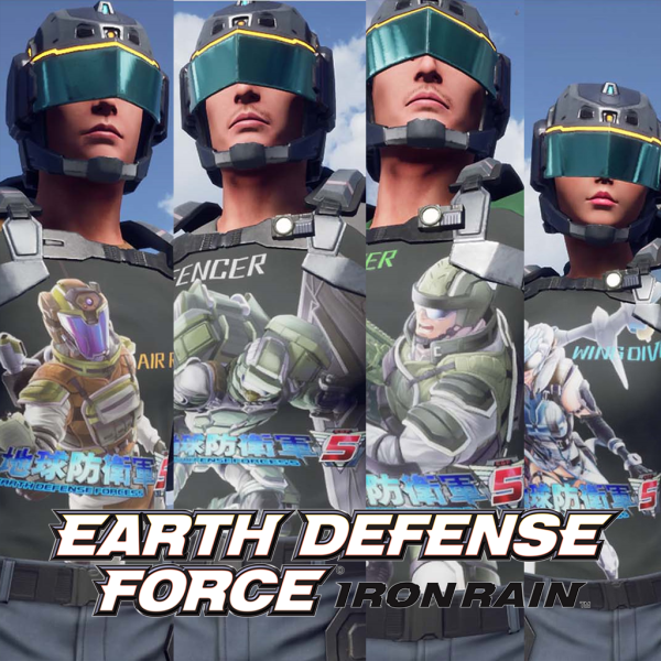 EDFIR - Creation parts: T-shirt 4 Set (EDF5) [PS4]
