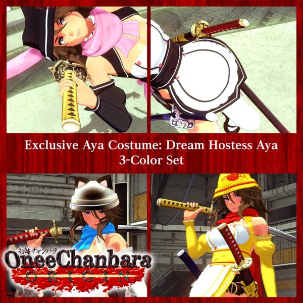 Exclusive Aya Costume: Dream Hostess Aya 3-Color Set [PS4]