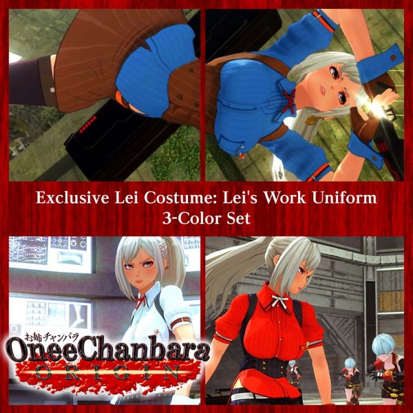 Exclusive Lei Costume: Lei's Work Uniform 3-Color Set [PS4]
