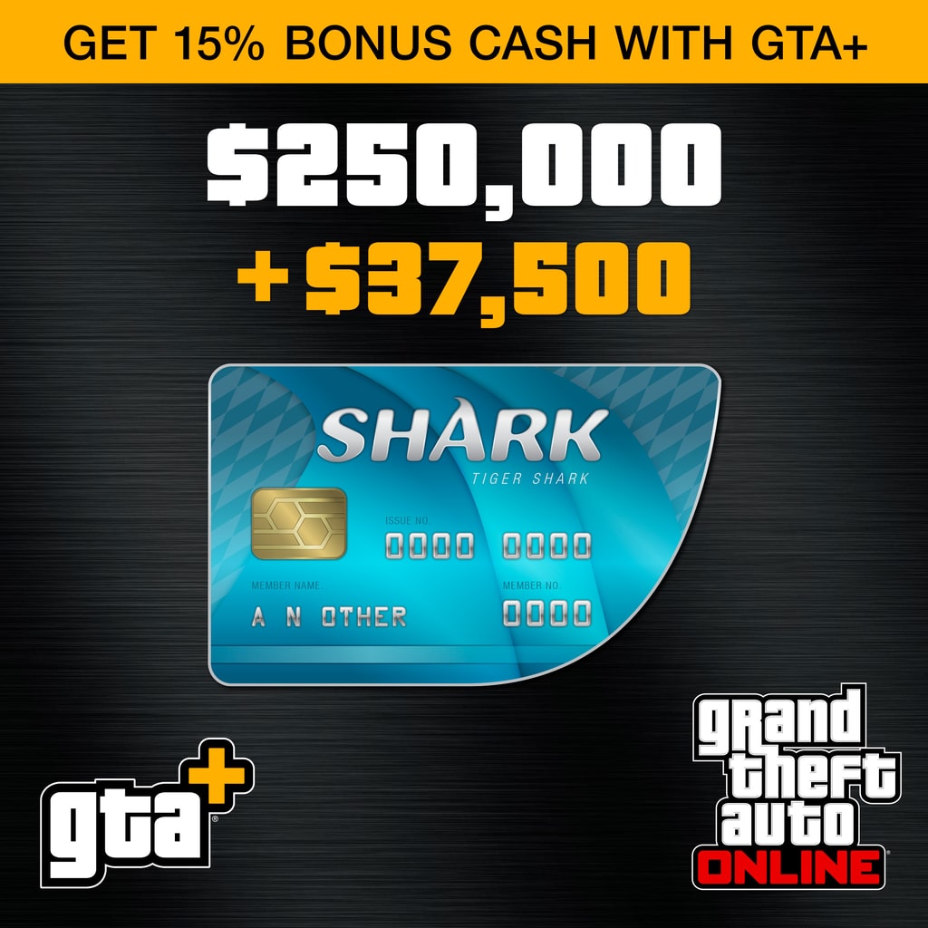 GTA+: Tiger Shark Cash Card (PS5) cover