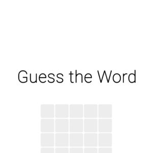 Guess the Word cover