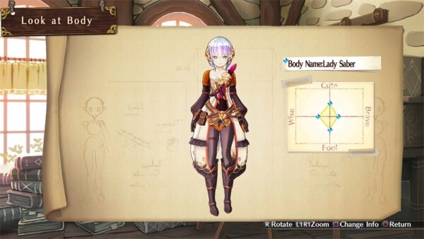 Atelier Sophie: Dollmake costume, Lady Saber [PS4] - изображение 2