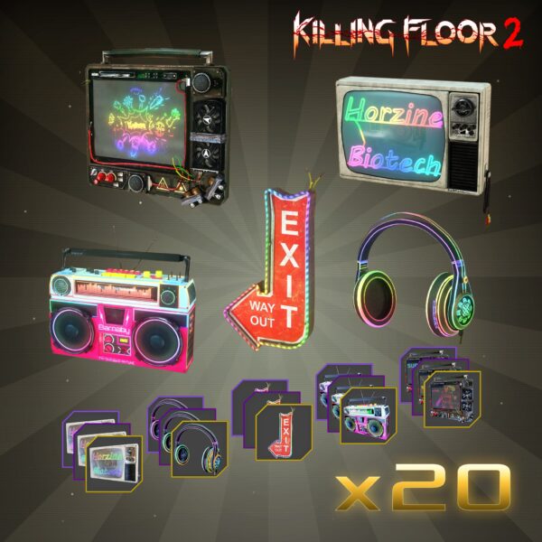 Killing Floor 2 - Retro Neon Gear Cosmetic Bundle