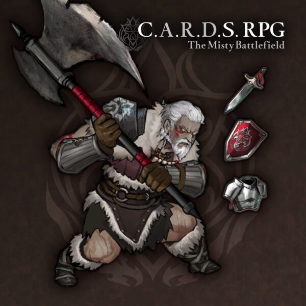 C.A.R.D.S. RPG: The Misty Battlefield - AddUnit "Greg Ironheart" + Starter Equipment Pack [PS4, PS5]