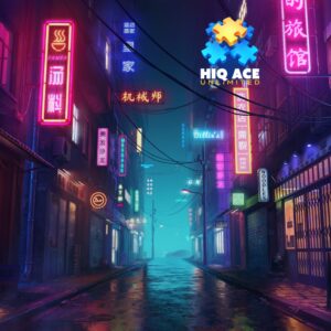 HiQ Ace Unlimited - Cyber City Alley Dynamic Theme Bundle [PS4]