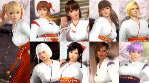 DOA5LR Shrine Maiden Costume Set [PS4] - изображение 2