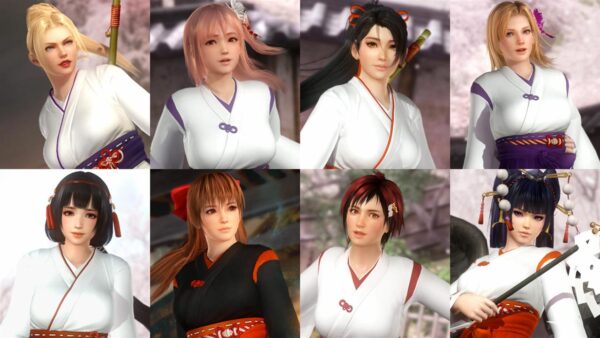 DOA5LR Shrine Maiden Costume Set [PS4] - изображение 3