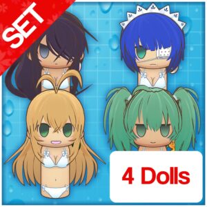 Ikki Tousen EE Wooden Doll Set [PS4]