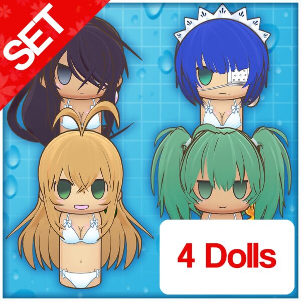 Ikki Tousen EE Wooden Doll Set [PS4]