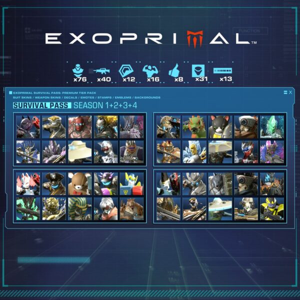Exoprimal - Exoprimal Survival Pass Premium Tier Bundle [PS4, PS5]