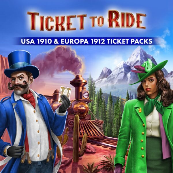 Ticket to Ride: USA 1910 & Europa 1912 Ticket Packs [PS4]